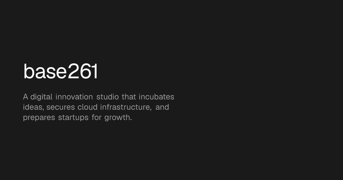 base261 - Digital Innovation Studio